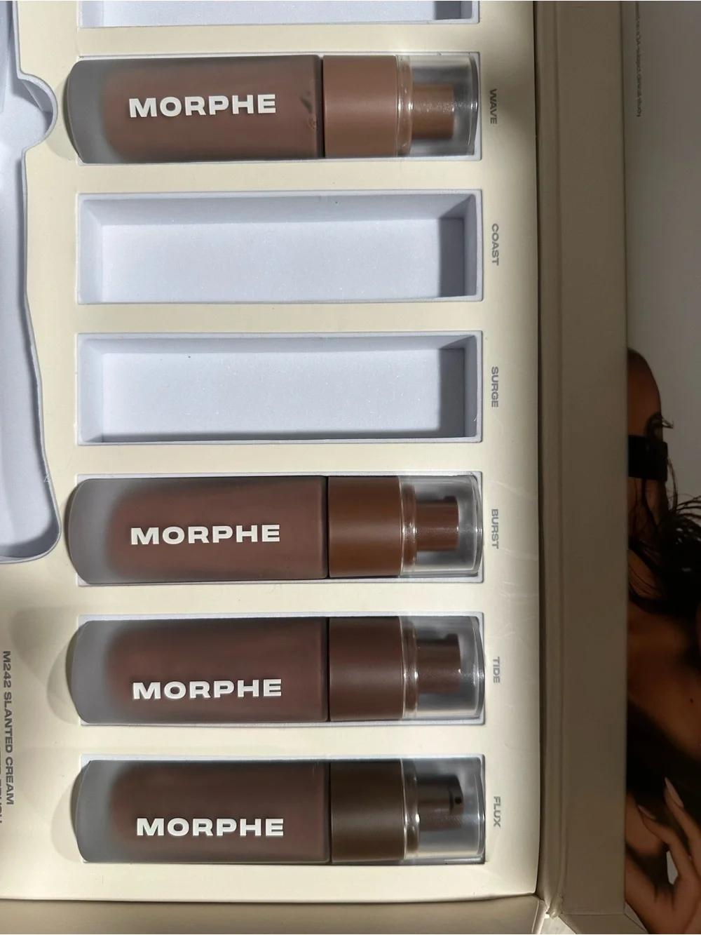 Morphe set includes